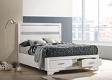 Miranda Full Storage Bed White - 205111F Pie's Variety Store