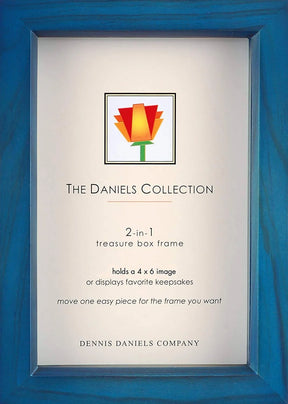 Dennis Daniels 2 in 1Treasure Box Picture Frame (Ocean Blue) - W5505B Elegant AccScents