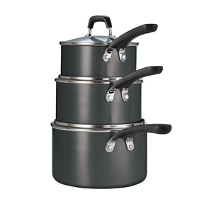 Tramontina Stackable Sauce pans 6pcs This set offers outstanding quality and value with a convenient stack-able design that helps keep your kitchen cabinets organized - 393405 Hannah Frederick