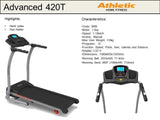 Athletic Treadmill 420T Gym Depot TT