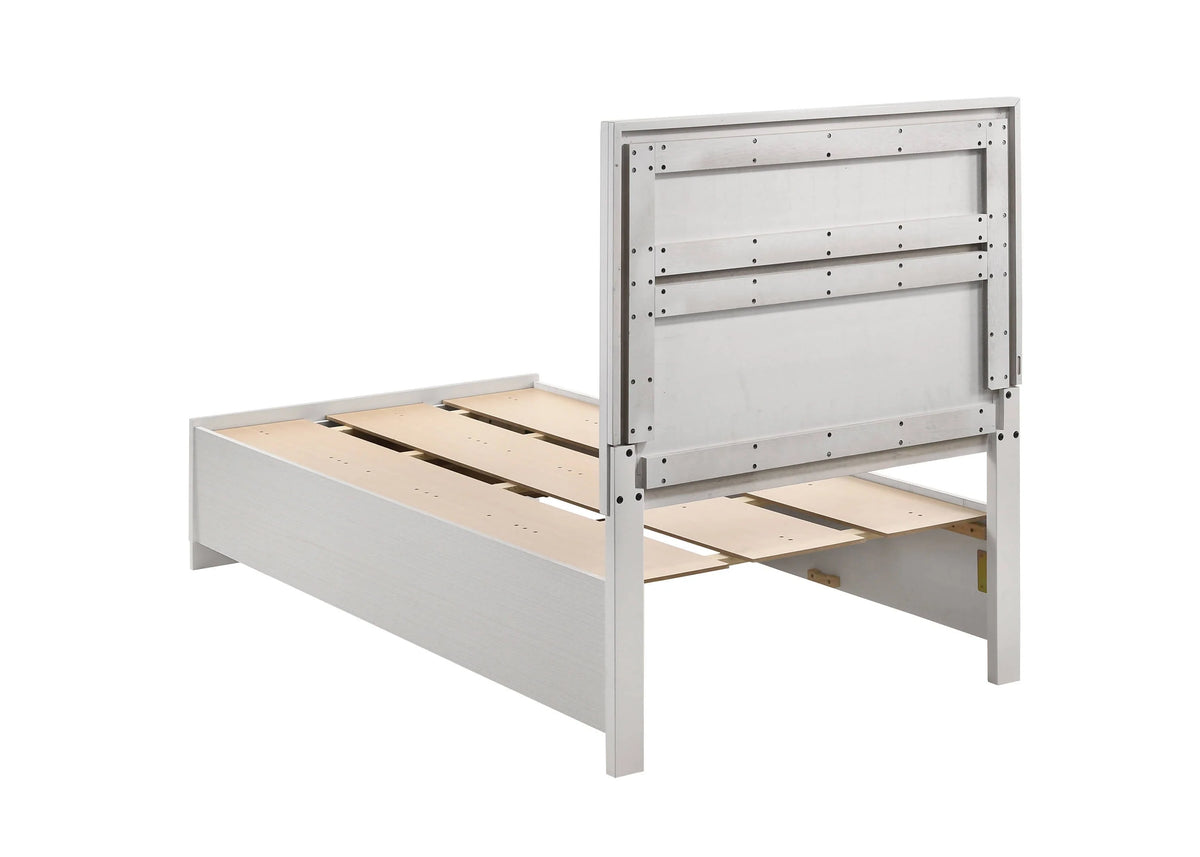 Miranda 4-Piece Twin Storage Bedroom Set White - SET4PC205111T Pie's Variety Store