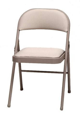 Sudden Comfort Folding Padded Chair National Public Seating 2200 Series Steel Frame Upholstered Premium Fabric Seat and Back Folding Chair with Double Brace