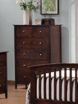 Tia 6-Drawer Rectangular Chest Cappuccino - 202085 Pie's Variety Store