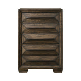 Preston 5-Drawer Chest Rustic Chestnut - 205445 Pie's Variety Store