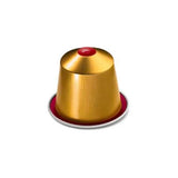 Nespresso Volutto Deccaffiento is delightfully sweet and smooth. It is a blend of pure and lightly roaster Arabicas from South America which reveals sweet and biscuity flavours