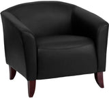 HERCULES Imperial Series Black LeatherSoft Chair - 111-1-BK-GG Pie's Variety Store