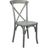 Advantage Dark Driftwood X-Back Chair [X-BACK-BURDRIFT] Pie's Variety Store