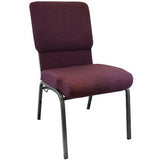 Advantage Navy Church Chairs 18.5 in. Wide [PCHT185-101] Pie's Variety Store