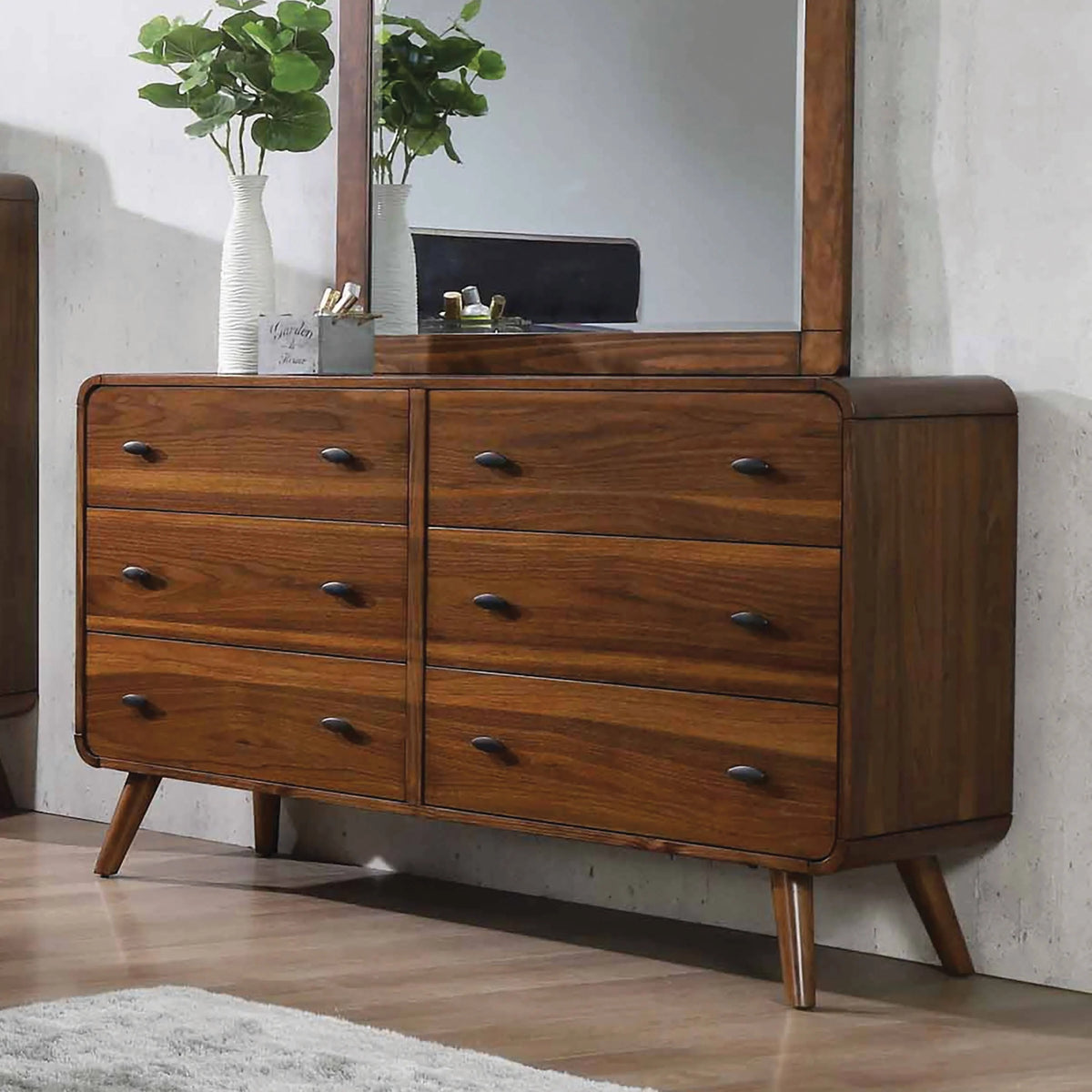 Robyn 6-Drawer Dresser Dark Walnut - 205133 Pie's Variety Store
