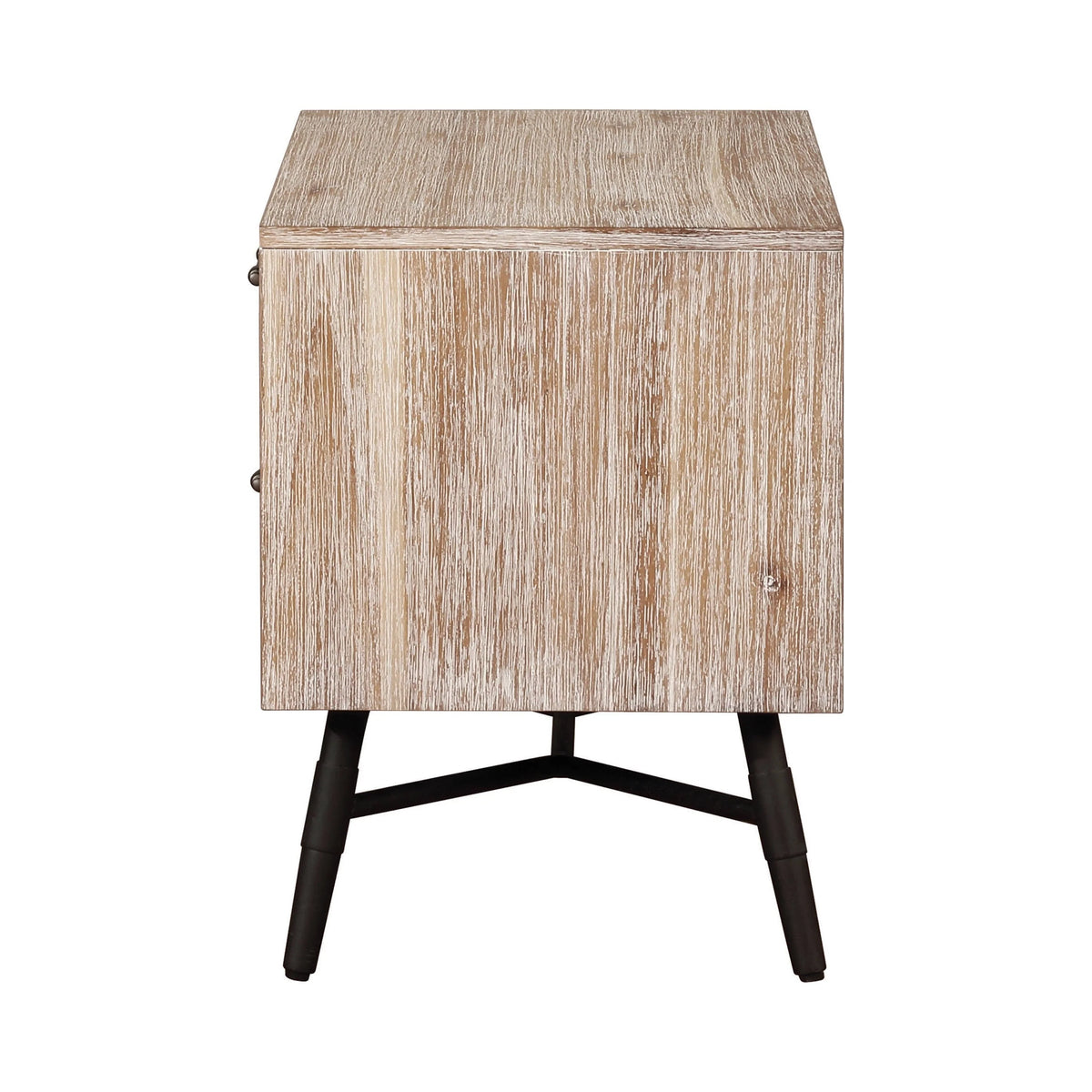 Marlow 2-Drawer Nightstand Rough Sawn Multi - 215762 Pie's Variety Store