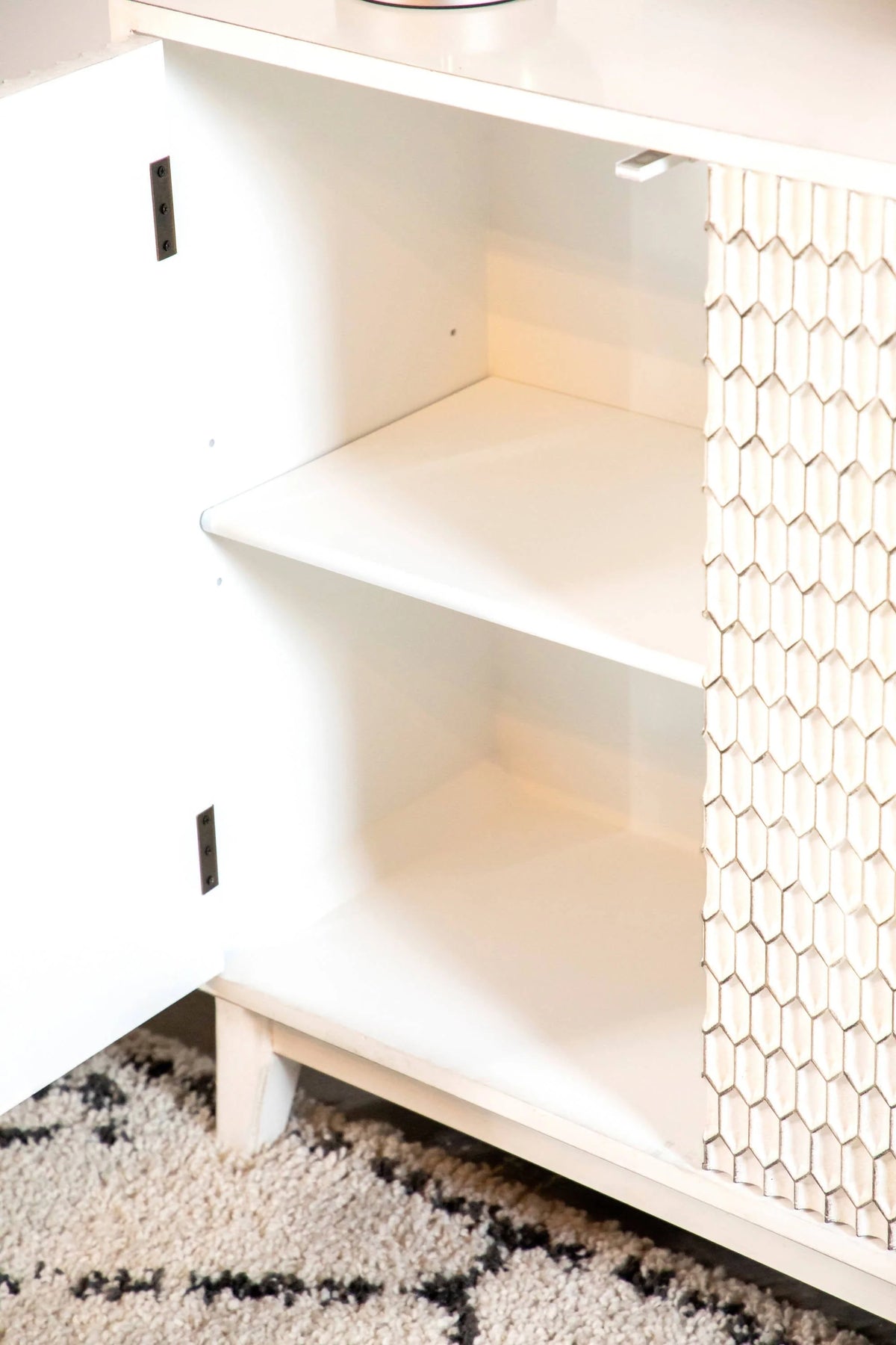 Rectangular 2-Door Accent Cabinet White - 953401 Pie's Variety Store
