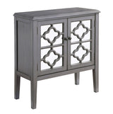 Rectangular 2-Door Accent Cabinet Grey - 953494 Pie's Variety Store