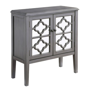 Rectangular 2-Door Accent Cabinet Grey - 953494 Pie's Variety Store