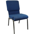 Advantage Navy Church Chairs 18.5 in. Wide [PCHT185-101] Pie's Variety Store