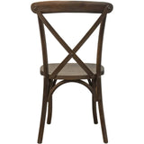 Advantage Dark Driftwood X-Back Chair [X-BACK-BURDRIFT] Pie's Variety Store