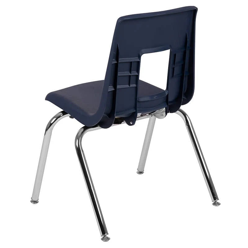 Advantage Black Student Stack School Chair - 16-inch [ADV-SSC-16BLK] Pie's Variety Store
