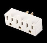 Fulgore 3 Outlet Grounding Multi- Contact Wall Plug