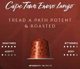 Nespresso Buenos Aires Lungo Coffee Capsules is a fragrant and balanced blend of washed Colombian Arabica that adds delicate fruit acidity and lightly fried Ugandan Robusta that adds malty cereals and sweet notes of popcorn to the mix - NESC-135-0296 Pie's Variety Store