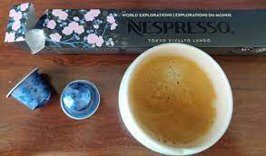 Nespresso Buenos Aires Lungo Coffee Capsules is a fragrant and balanced blend of washed Colombian Arabica that adds delicate fruit acidity and lightly fried Ugandan Robusta that adds malty cereals and sweet notes of popcorn to the mix - NESC-135-0296 Pie's Variety Store