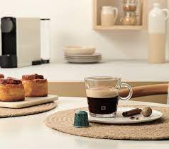 Nespresso Buenos Aires Lungo Coffee Capsules is a fragrant and balanced blend of washed Colombian Arabica that adds delicate fruit acidity and lightly fried Ugandan Robusta that adds malty cereals and sweet notes of popcorn to the mix - NESC-135-0296 Pie's Variety Store