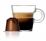 Nespresso Buenos Aires Lungo Coffee Capsules is a fragrant and balanced blend of washed Colombian Arabica that adds delicate fruit acidity and lightly fried Ugandan Robusta that adds malty cereals and sweet notes of popcorn to the mix - NESC-135-0296 Pie's Variety Store