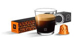 Nespresso Buenos Aires Lungo Coffee Capsules is a fragrant and balanced blend of washed Colombian Arabica that adds delicate fruit acidity and lightly fried Ugandan Robusta that adds malty cereals and sweet notes of popcorn to the mix - NESC-135-0296 Pie's Variety Store