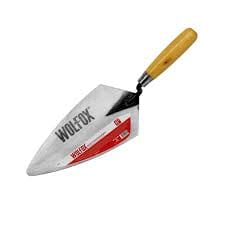 Wolfox Masonry Brick Trowel with Wooden Handle (11 inch and 6 inch)