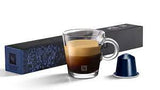 Nespresso Buenos Aires Lungo Coffee Capsules is a fragrant and balanced blend of washed Colombian Arabica that adds delicate fruit acidity and lightly fried Ugandan Robusta that adds malty cereals and sweet notes of popcorn to the mix - NESC-135-0296 Pie's Variety Store