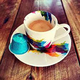 Nespresso Buenos Aires Lungo Coffee Capsules is a fragrant and balanced blend of washed Colombian Arabica that adds delicate fruit acidity and lightly fried Ugandan Robusta that adds malty cereals and sweet notes of popcorn to the mix - NESC-135-0296 Pie's Variety Store