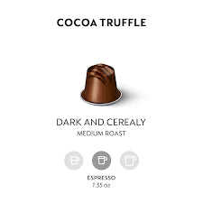 Nespresso Buenos Aires Lungo Coffee Capsules is a fragrant and balanced blend of washed Colombian Arabica that adds delicate fruit acidity and lightly fried Ugandan Robusta that adds malty cereals and sweet notes of popcorn to the mix - NESC-135-0296 Pie's Variety Store