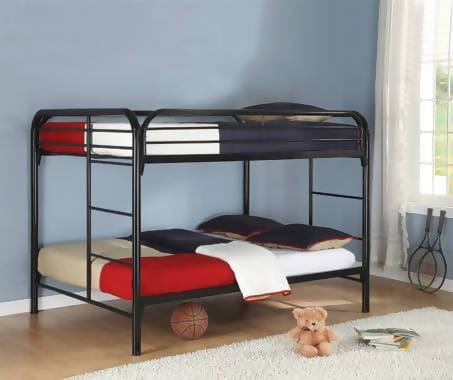 Morgan Full Over Full Bunk Bed Black - 460056K A-Z Store Nadia
