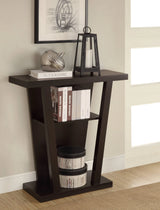 2-Shelf Console Table Cappuccino - 950136 Pie's Variety Store