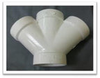 PVC DWV Double Cross WYE MEGA