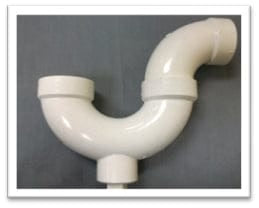 PVC Trap S/Joint C/Out DWV MEGA