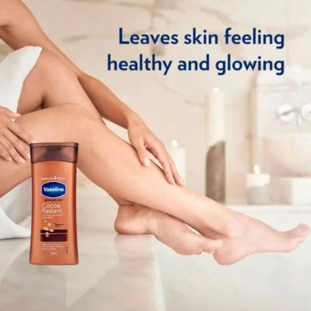 Vaseline Intensive Repair Lotion 50.6 oz /Lotion with pure cocoa butter. Non - Greasy. 2-20.3 oz Bottles + 1-10 oz Bottle. Total: 50.6 oz/ 26004 Ebuystt