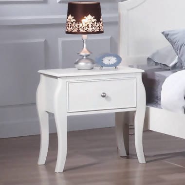 Dominique Twin Panel Bed White 4PC Set - SET4PC400561T Pie's Variety Store