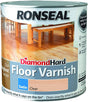 Ronseal Diamond Hard Floor Varnish (Clear Satin) Protects against every day Knocks