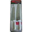 Tramonita Cook's Knives 2pk-8"&10" - Stain Free High Carbon German Steel Knife with microbial protected Polypropylene Handles - 331035 Hannah Frederick