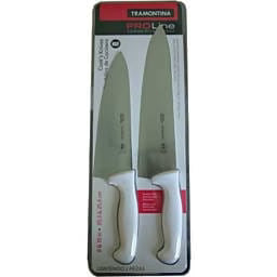 Tramonita Cook's Knives 2pk-8"&10" - Stain Free High Carbon German Steel Knife with microbial protected Polypropylene Handles - 331035 Hannah Frederick