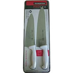 Tramonita Cook's Knives 2pk-8"&10" - Stain Free High Carbon German Steel Knife with microbial protected Polypropylene Handles - 331035 Hannah Frederick