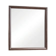 Brandon Framed Mirror Medium Warm Brown - 205324 Pie's Variety Store
