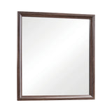 Brandon Framed Mirror Medium Warm Brown - 205324 Pie's Variety Store