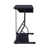 Computer Desk With Keyboard Tray Black perfect for the contemporary specialist or entrepreneur.- 800217 coastmega