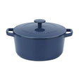 Cuisinart 5 Qt Round Covered Cast Iron Casserole (Enameled Provincial Blue) - CU-CI650-25BG Elegant AccScents