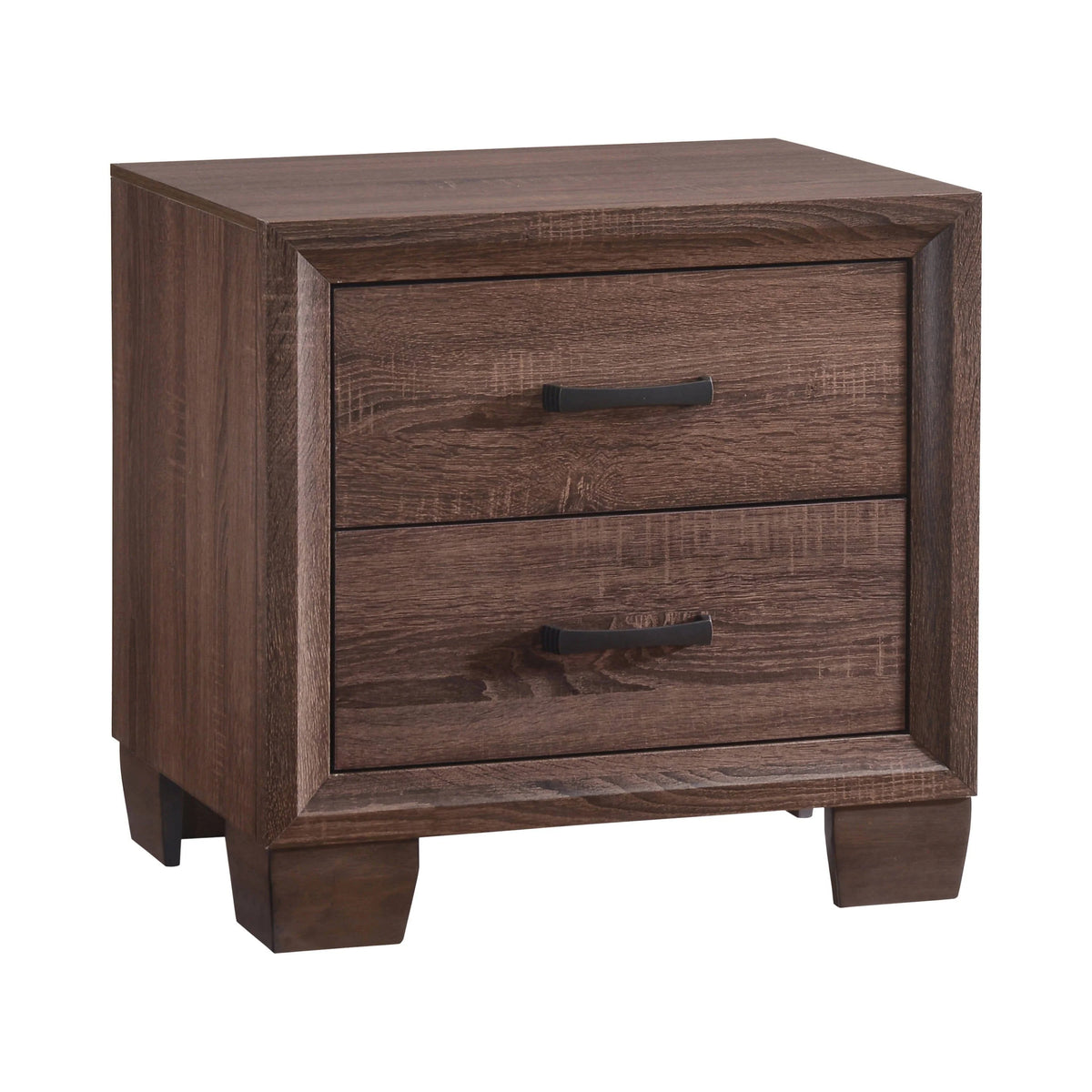 Brandon 2-Drawer Nightstand Medium Warm Brown - 205322 Pie's Variety Store