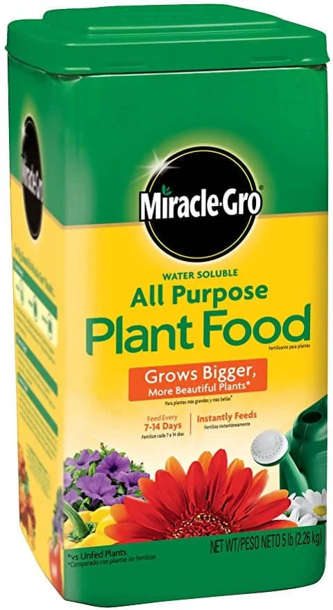 Miracle Grow/Miracle Grow Plant Food All Purpose 5 lb Miracle-Gro 1001233 Water Soluble All Purpose Plant Food