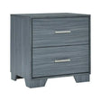 Julian 2-Drawer Nightstand Dark Grey Oak - 223152 Pie's Variety Store