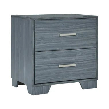 Julian 2-Drawer Nightstand Dark Grey Oak - 223152 Pie's Variety Store