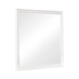 Louis Philippe Beveled Edge Square Mirror White - 204694 Pie's Variety Store