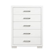 Jessica 5-Drawer Chest White - 202995 Pie's Variety Store